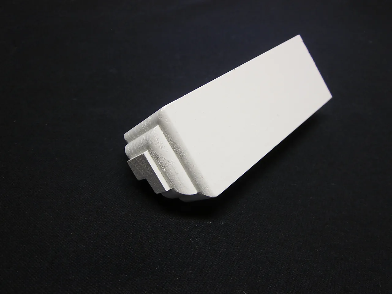 Gulvkloss utvendig 40x40x115 mm hvitmalt null - null - 3 - Miniatyr