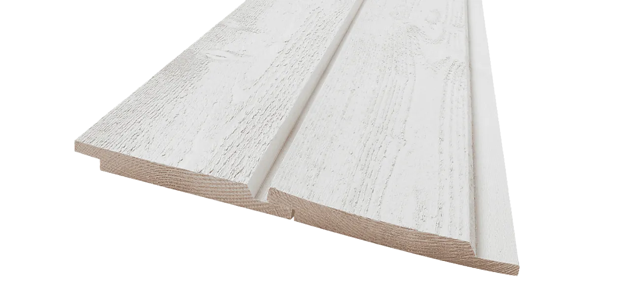 Kledning dobbelfals 60º grunnet 19x123 mm