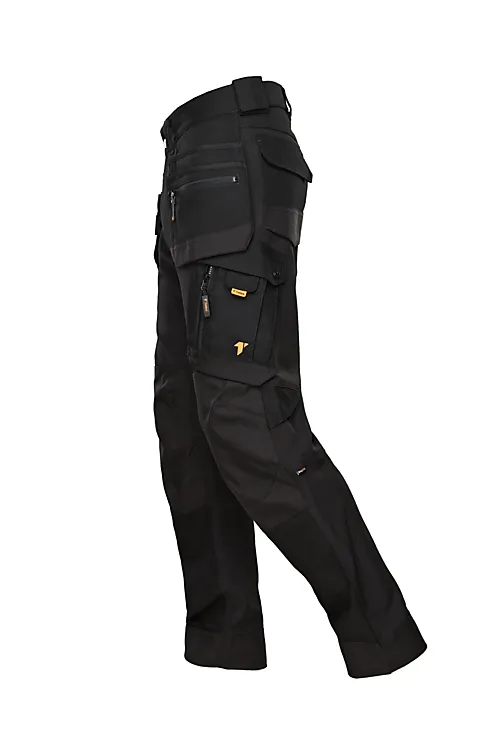 Performance arbeidsbukse str 54 sort stretch cordura