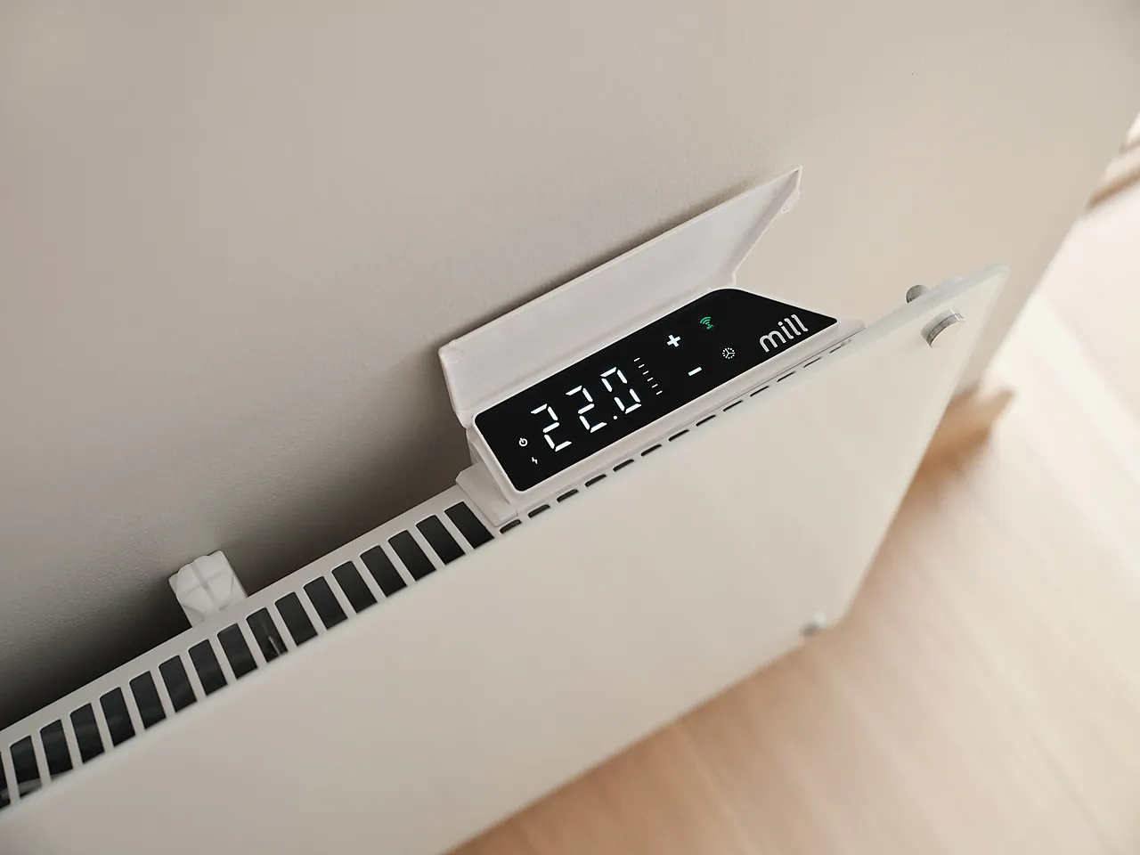 Mill panelovn WiFi Gen 4 glass 1000W hvit null - null - 3 - Miniatyr