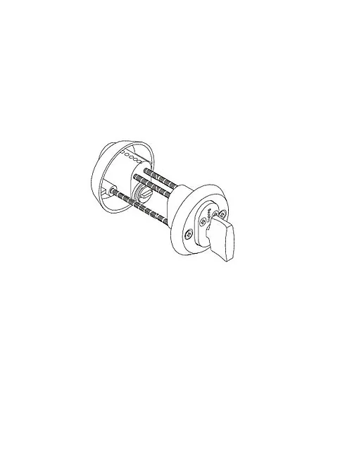 Sylindersett sy 1245 multi messing matt