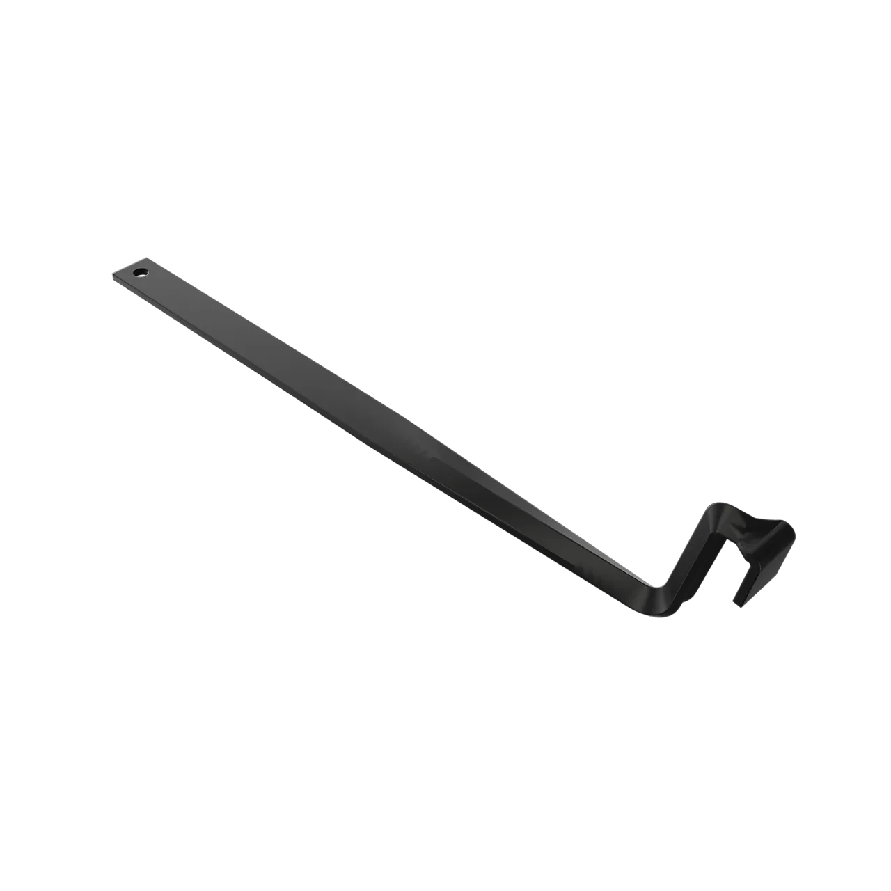 Overligger til takrenne 100 mm lang sort Overligger til takrenne 100 mm lang sort