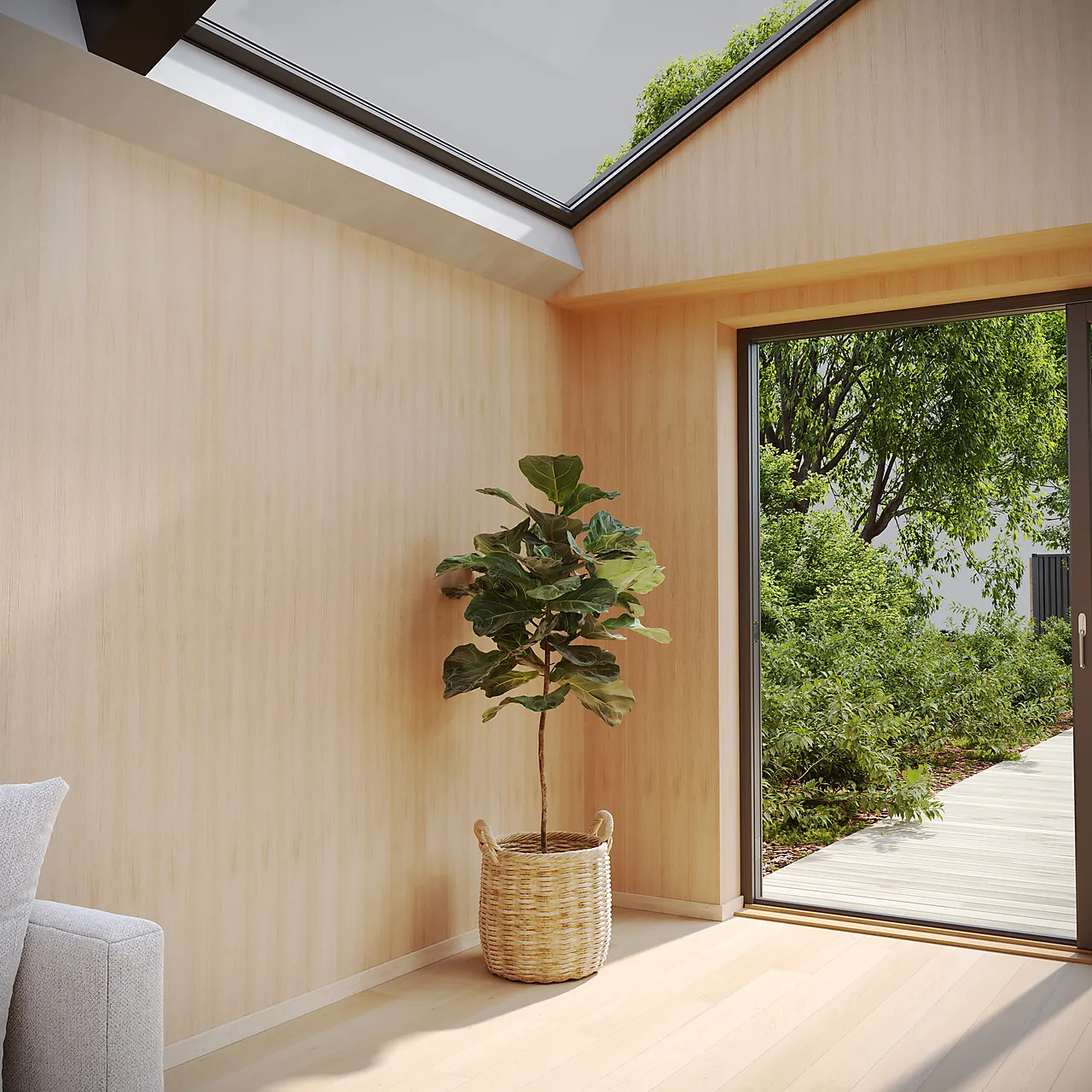 Fibo kryssfiner lakkert eik 3020 mm Fibo kryssfiner lakkert eik 3020 mm