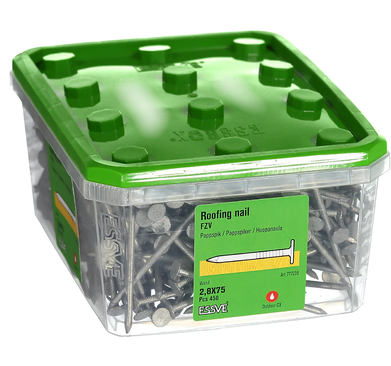 Pappspiker 2,8x75 fzv a-450 null - null - 2 - Miniatyr