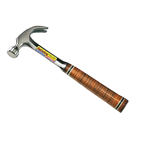 Hammer 16 oz bøyd klo m/ lærgrep