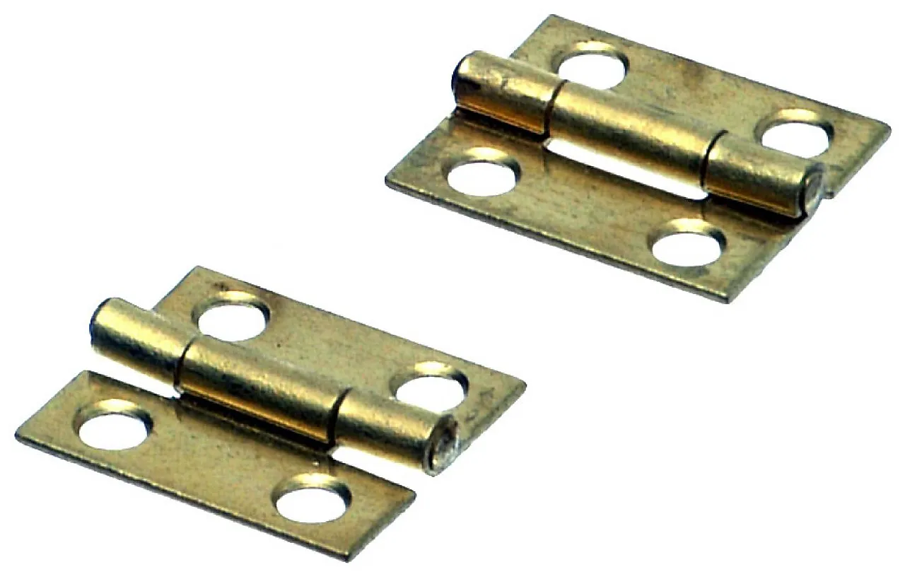 Hengsel hjørne messing 50 x 39 mm