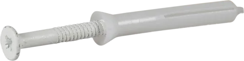 Spikerplugg hvit sh 5x35 fzb-8 senkhode-krage blankforsinket