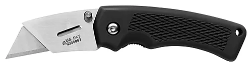 Fiskars Foldekniv Egde sort m/ gummigrep
