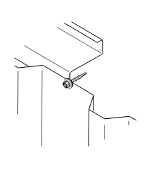 Skrue elzn sl2-t-a14-4,8x20ral6003 lakkert grønn 100pk