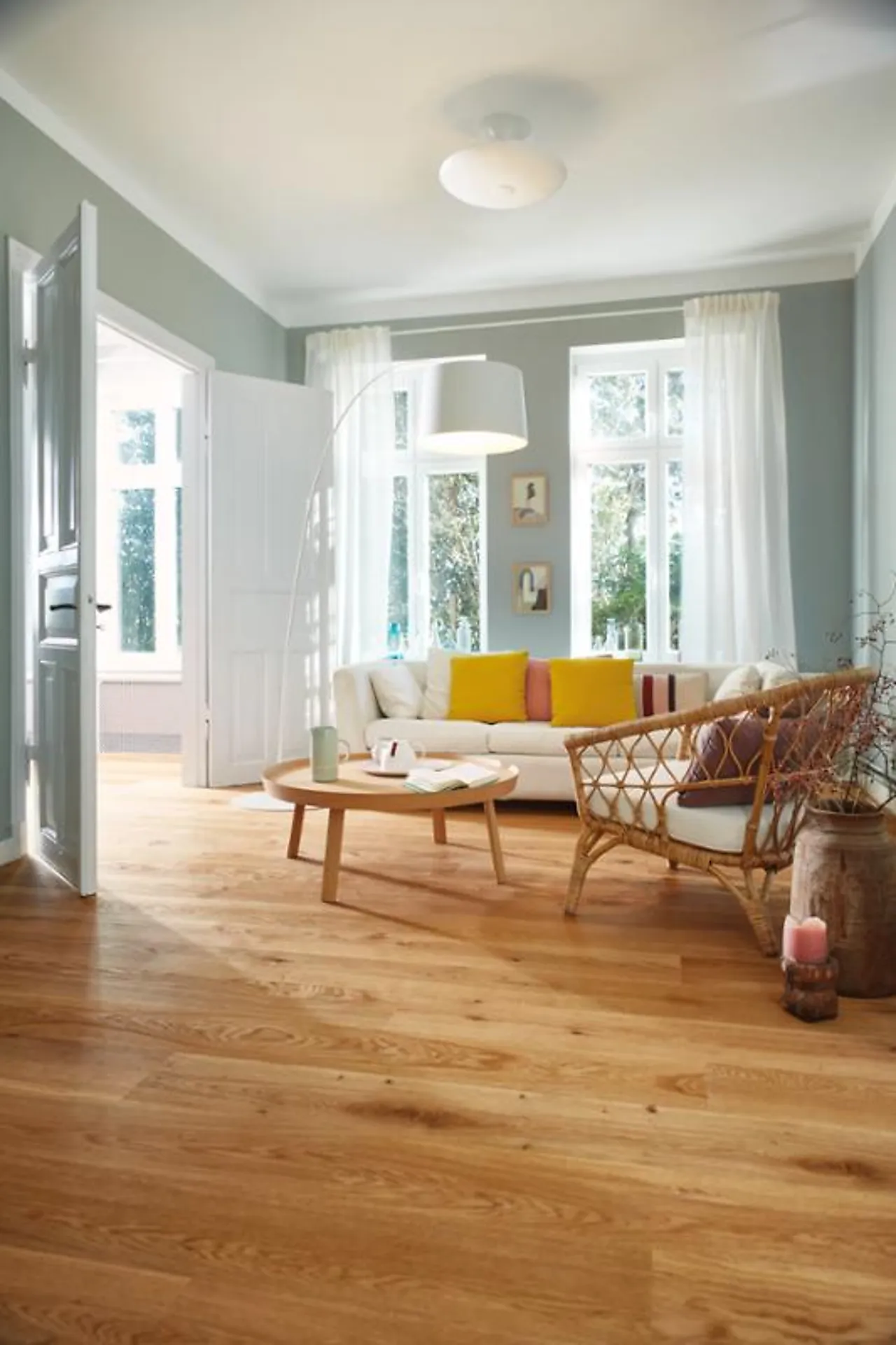 Boen parkett Eik Vivo Castle oljet og børstet null - null - 3 - Miniatyr