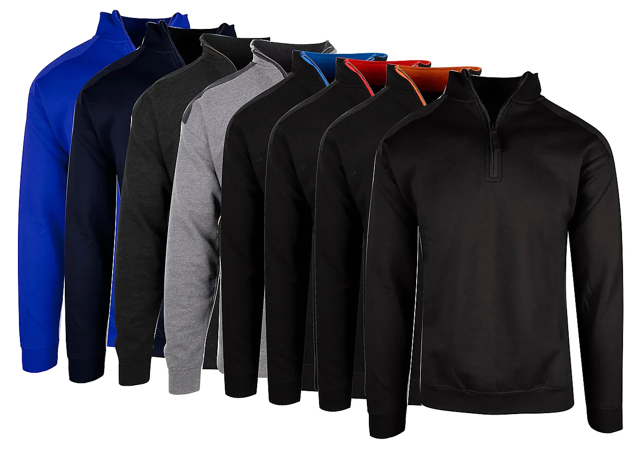 Genser mzip 3931 svart/or m valdez