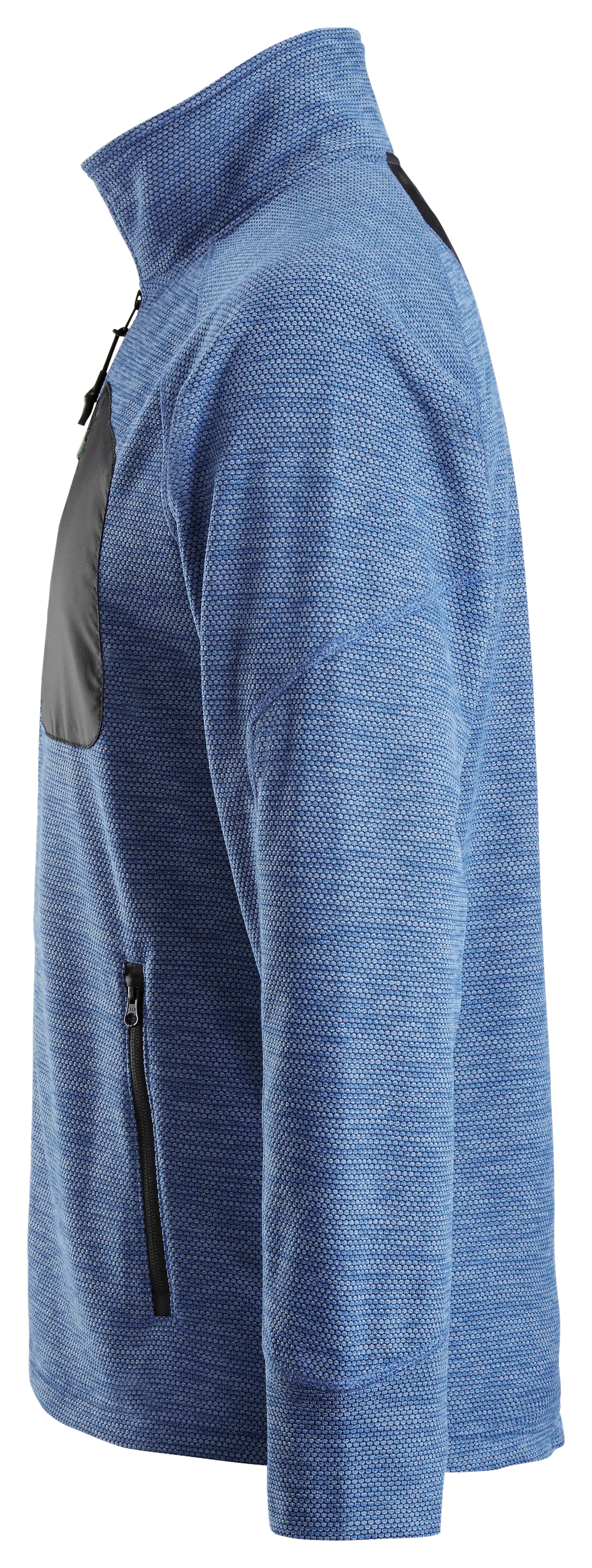 Fleecejakke 8042 blå/sor l snickers workwear null - L - 2 - Miniatyr