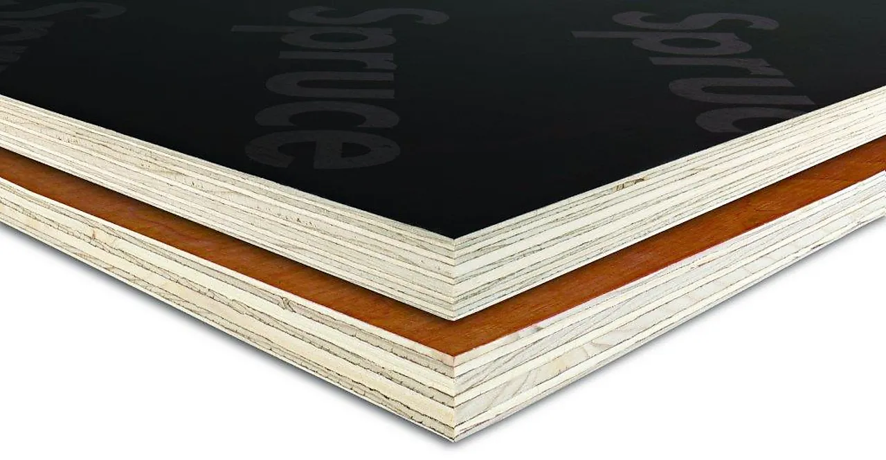 Kryssfiner gran filmbelagt 15x1500x750 mm lys brun Kryssfiner gran filmbelagt 15x1500x750 mm lys brun