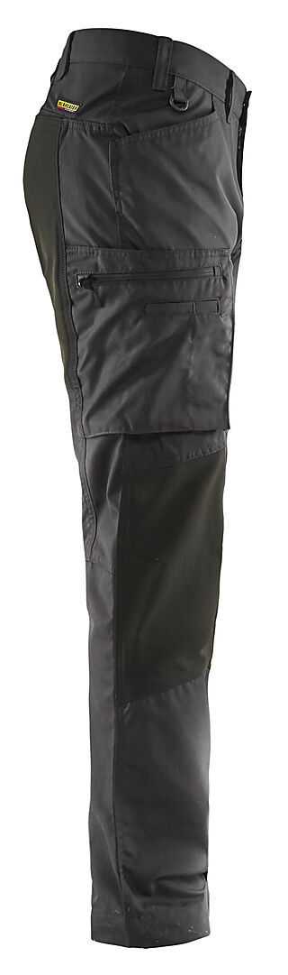 Servicebukse stretch mørk gr