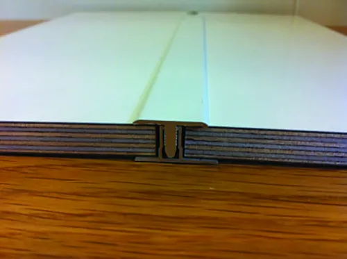 Skjøtelist to-delt alu 2400mm plastpakket