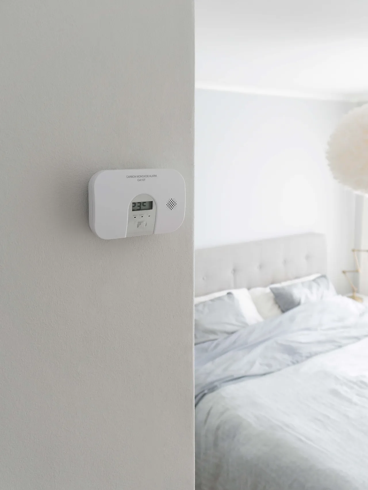 Karbonmonoksidvarsler ca107 housegard, lcd, inkl. 3 års batteri null - null - 2 - Miniatyr