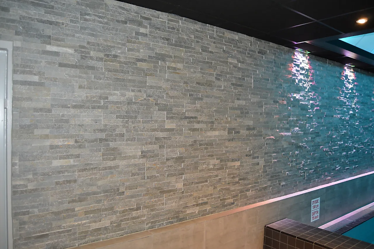 Forblendingstein grå skifer panel utvendig hjørne null - null - 3 - Miniatyr