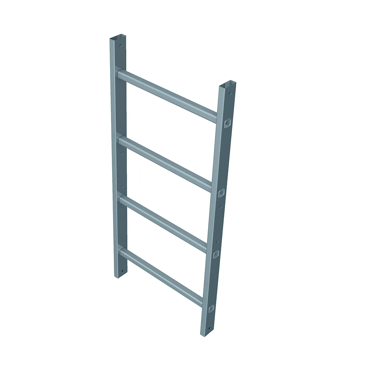 Stige veggfast aluminium 3,64 m lengde veggstige: 3,64 m