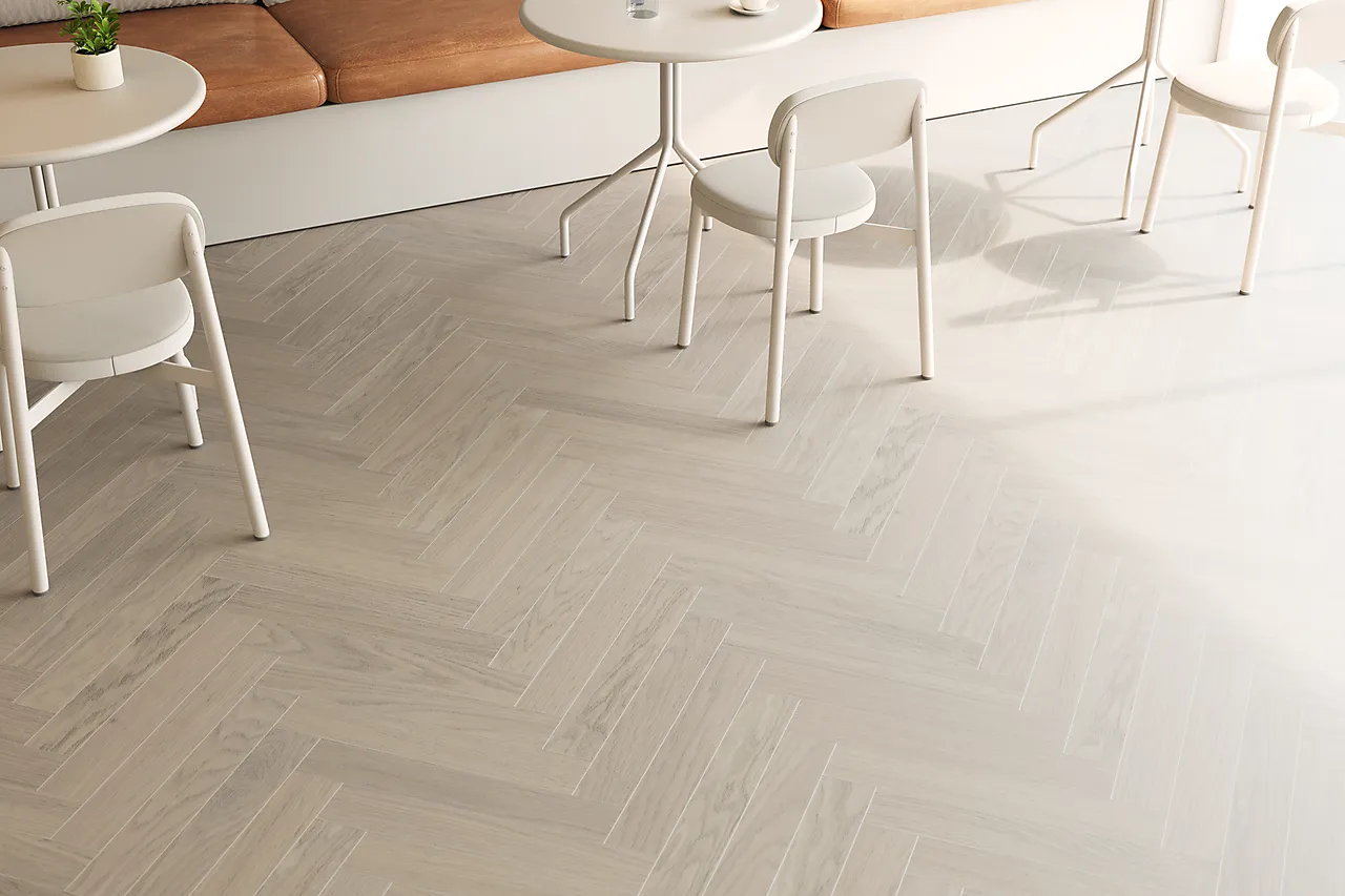 Fiskebensgulv eik herdet earth grey null - null - 3 - Miniatyr