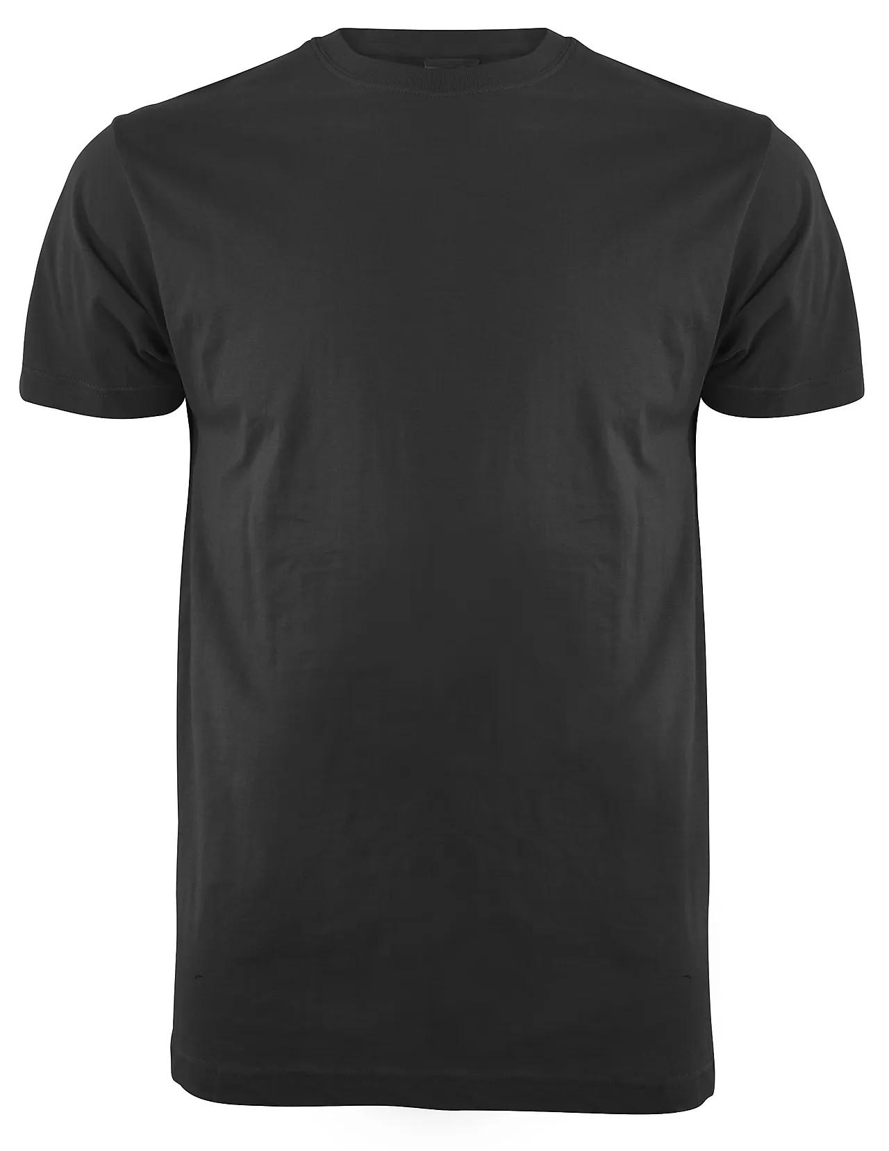 Unisex T-skjorte Sort 2XL Bomull null - XXL - 2 - Miniatyr
