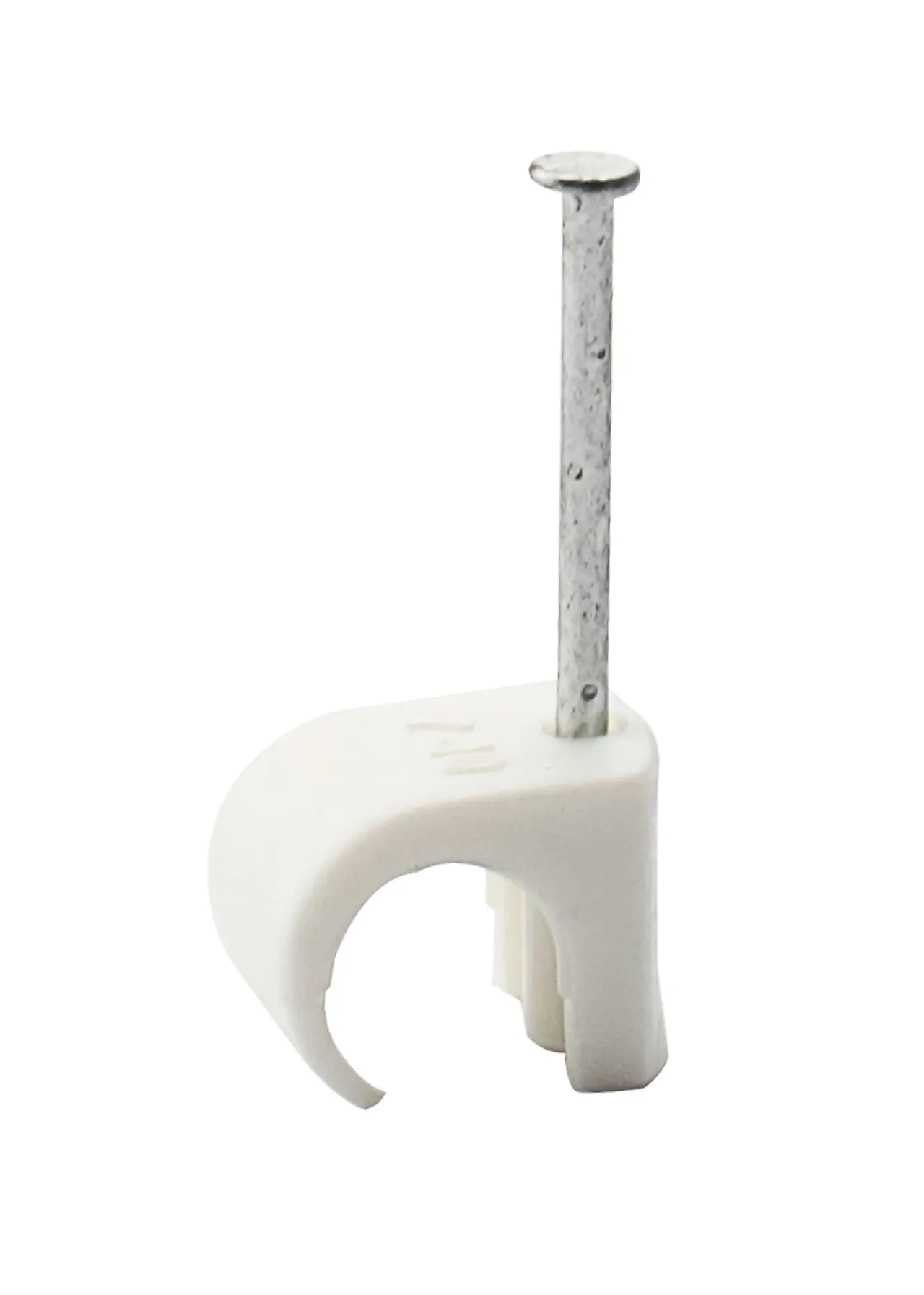 Kabelklips 7-10mm hvit