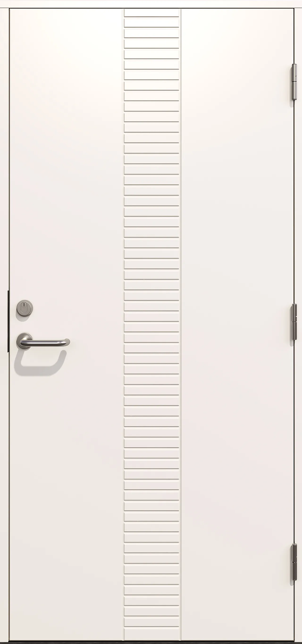 Gilje ytterdør Andre hvit tett 100x210 cm høyrehengslet Gilje ytterdør Andre hvit tett 100x210 cm høyrehengslet