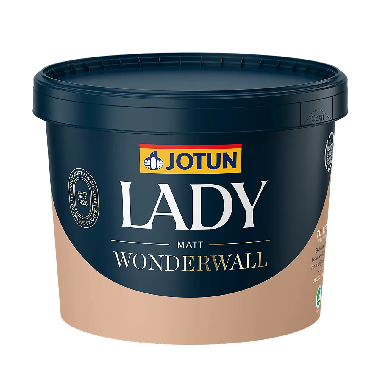 Lady wonderwall interiørmaling A-base 2,7 liter Lady wonderwall interiørmaling A-base 2,7 liter