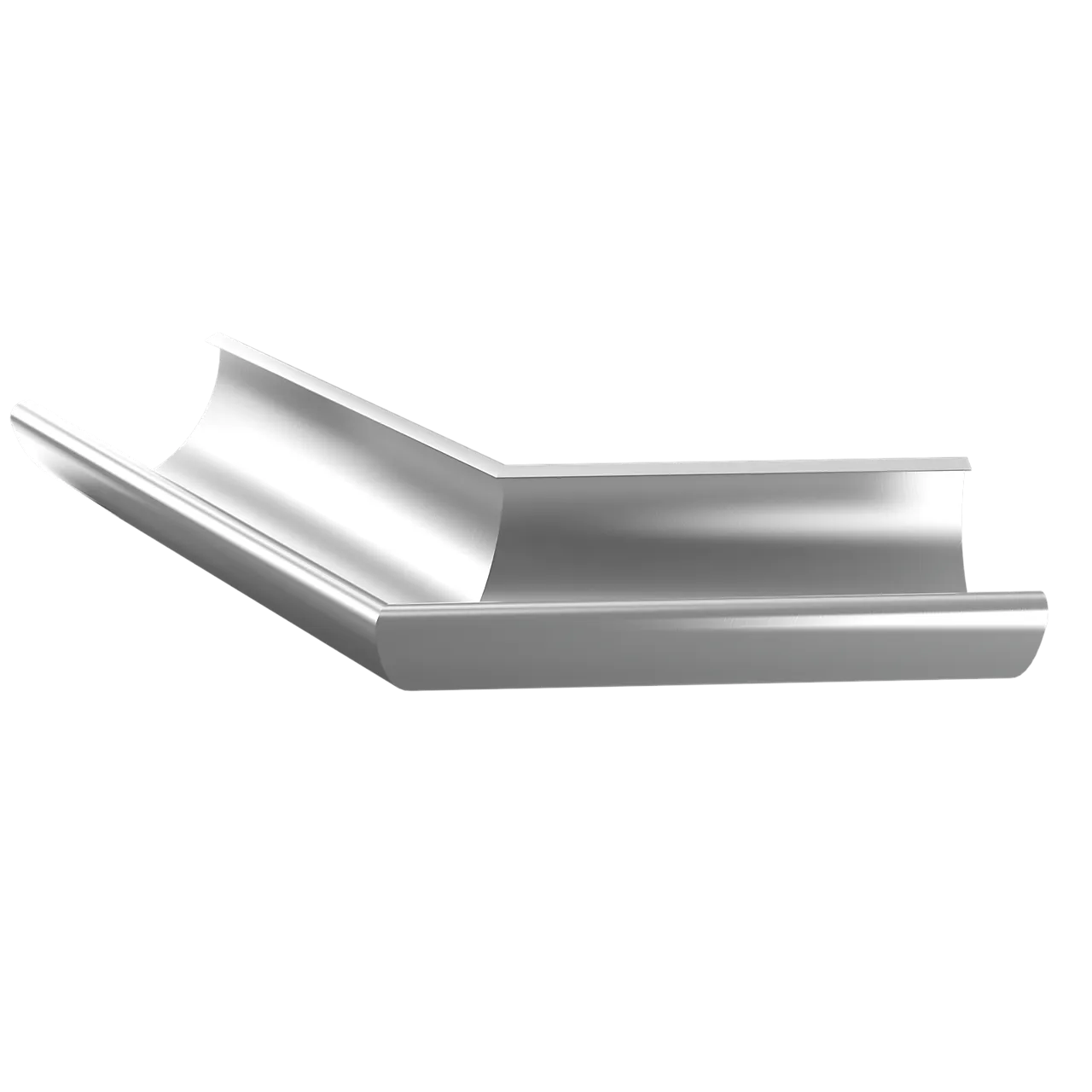 Rennevinkel til takrenne T120 mm utvendig 135 grader ubehandlet