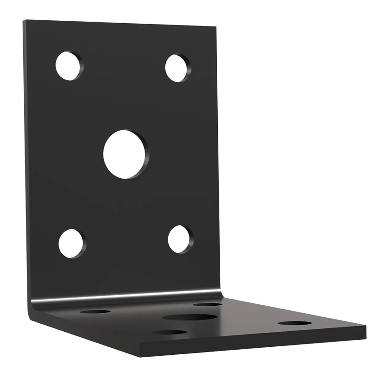 Vinkelbeslag 50x50x35 mm sort