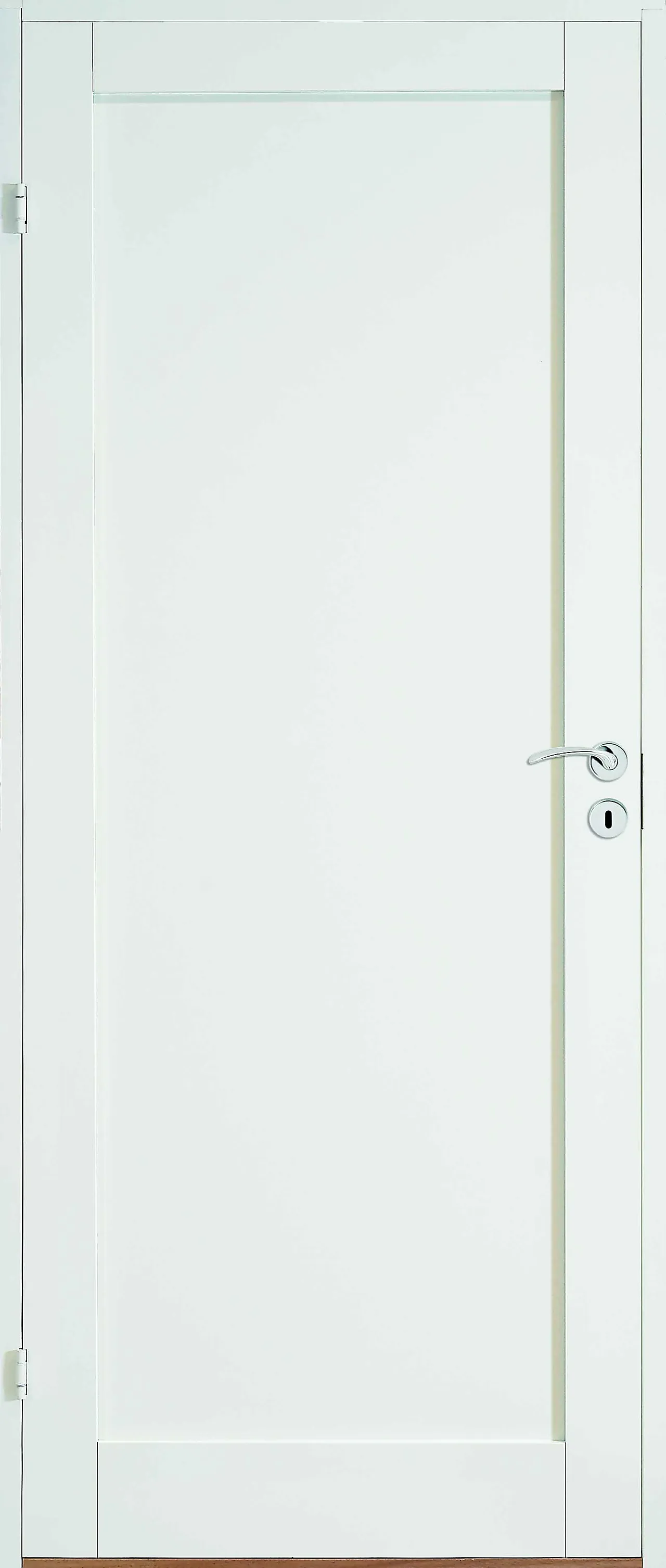 Dør 10x18 trend 1 helhvit 500 helhvit 0500-n uten karm null - null - 2 - Miniatyr