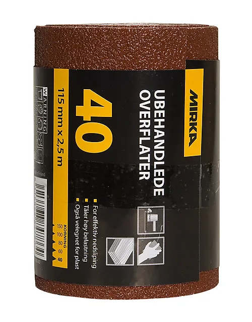 Sliperull for ubehandlede overflater K40