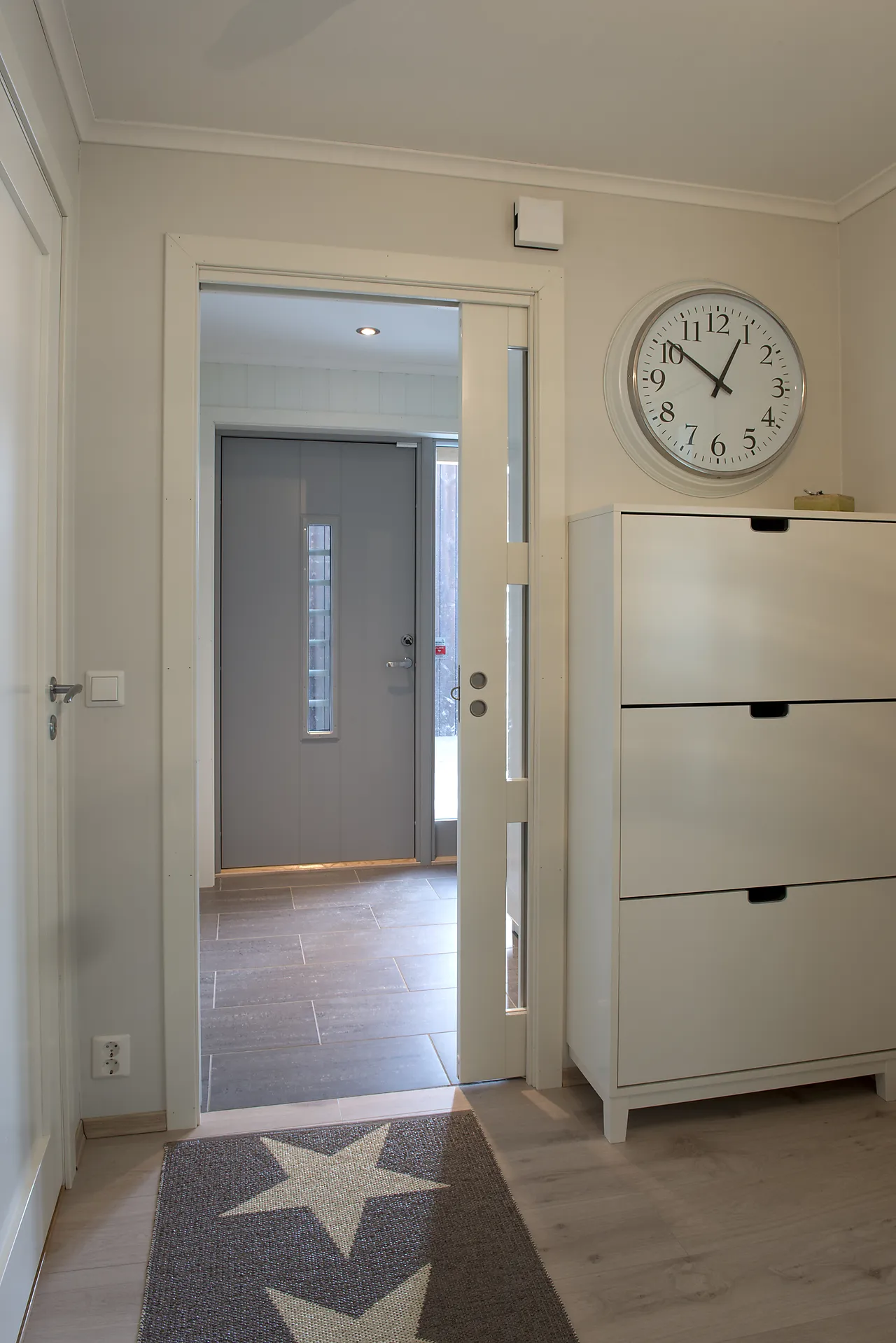 Skyvedør Stil 3 hvit 80x210 cm null - 80x210 cm - 3 - Miniatyr