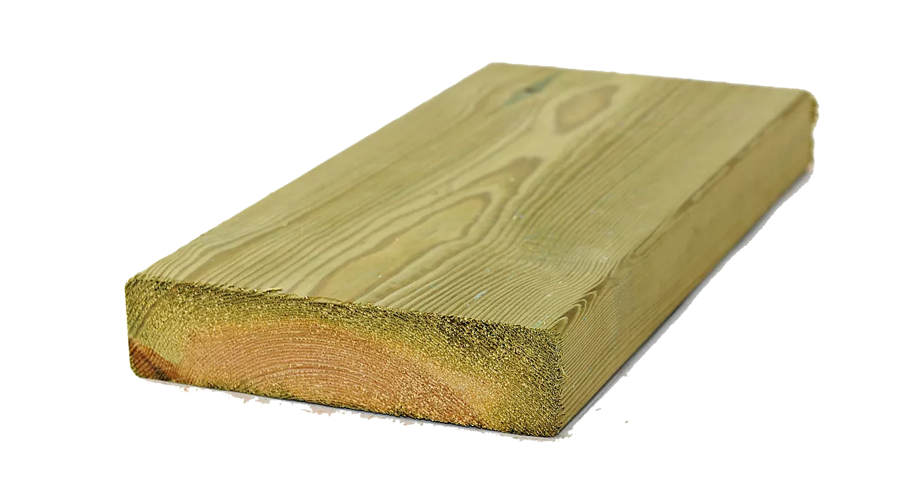 Konstruksjonsvirke C24 impregnert furu 36x148 mm null - null - 3 - Miniatyr