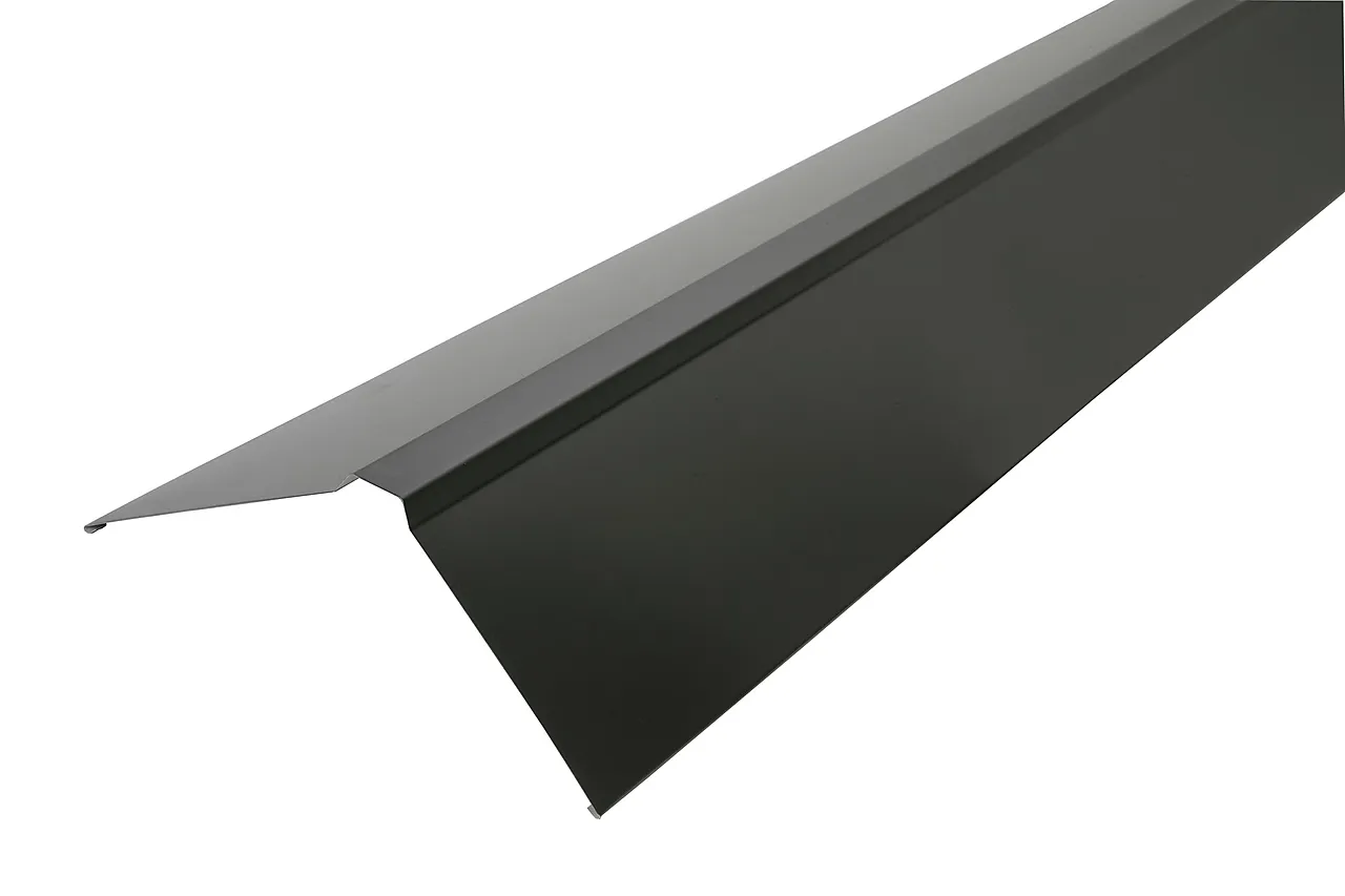 Mønebeslag 160x2000 mm stål sort Mønebeslag 160x2000 mm stål sort