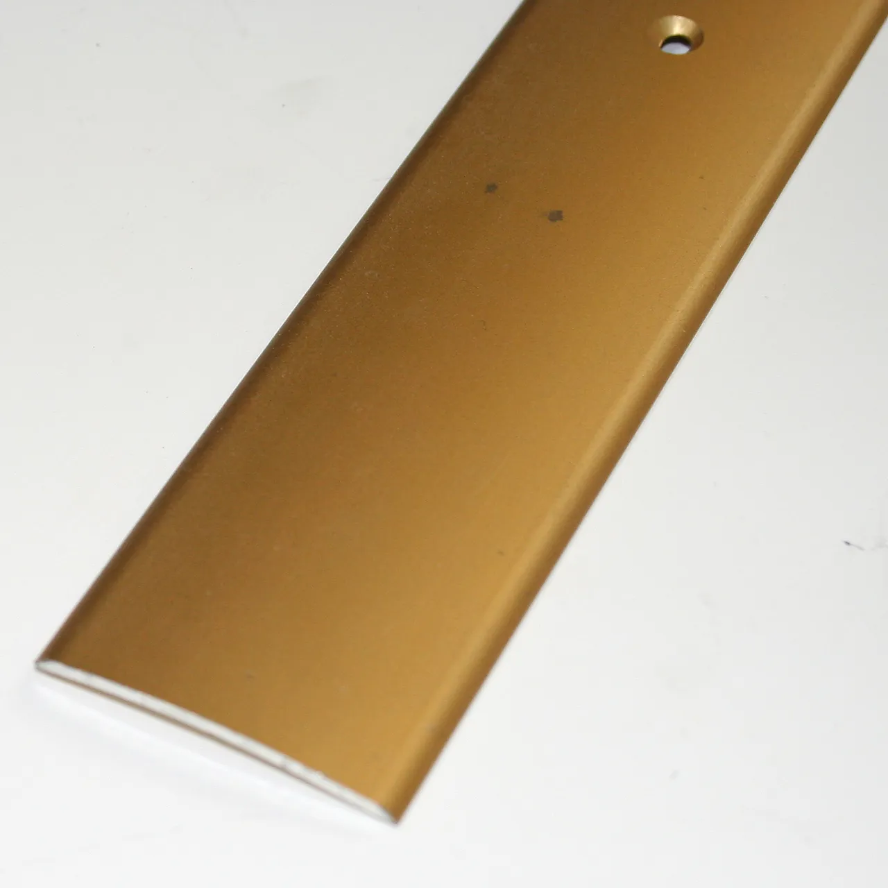 Overgangslist eloksert messing borret