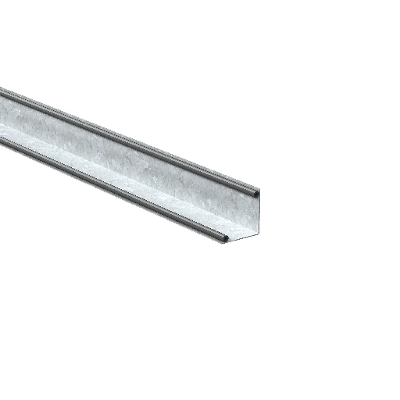 Stålpr ac50-h 50x50x3000 hjørneprofil m/tetn.list, t 0,56 Stålpr ac50-h 50x50x3000 hjørneprofil m/tetn.list, t 0,56