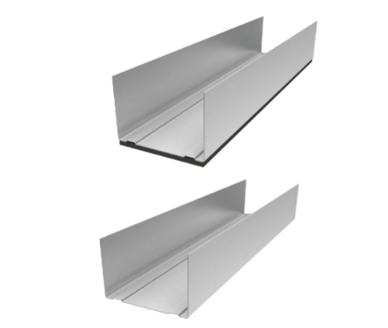 Stålprofil U-skinne 50/43/0,47 3000mm Stålprofil U-skinne 50/43/0,47 3000mm