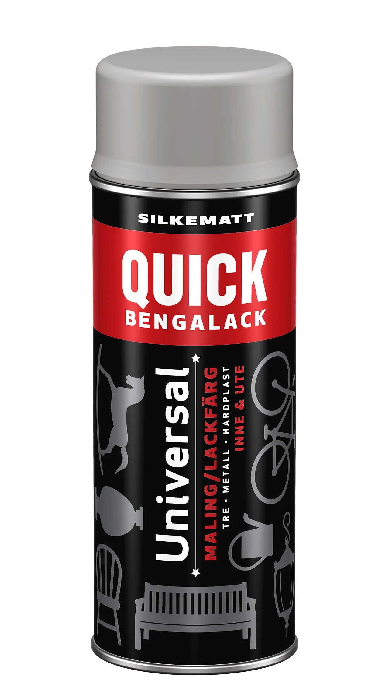 Bengalack spray 400ml temperert silkematt