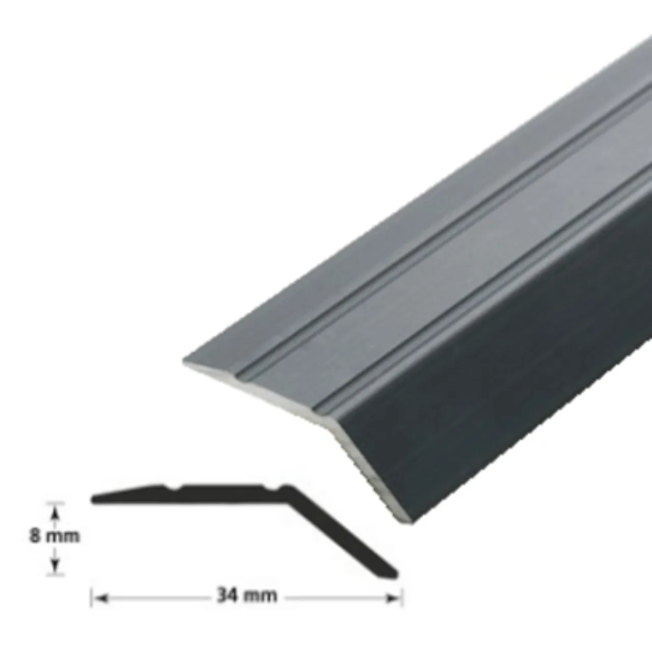 NIVÅLIST NR6.1 2M SØLV BLANK BORRET M.SKRUER NIVÅLIST NR6.1 2M SØLV BLANK BORRET M.SKRUER