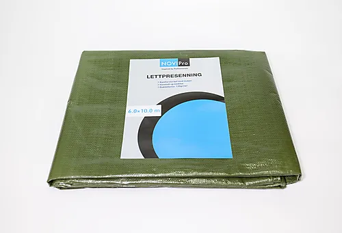 Presenning grønn 6x10 meter 130 gr
