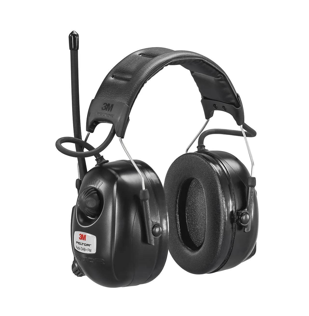 3M Peltor Hørselvern DAB+ FM radio sort med hodebøyle