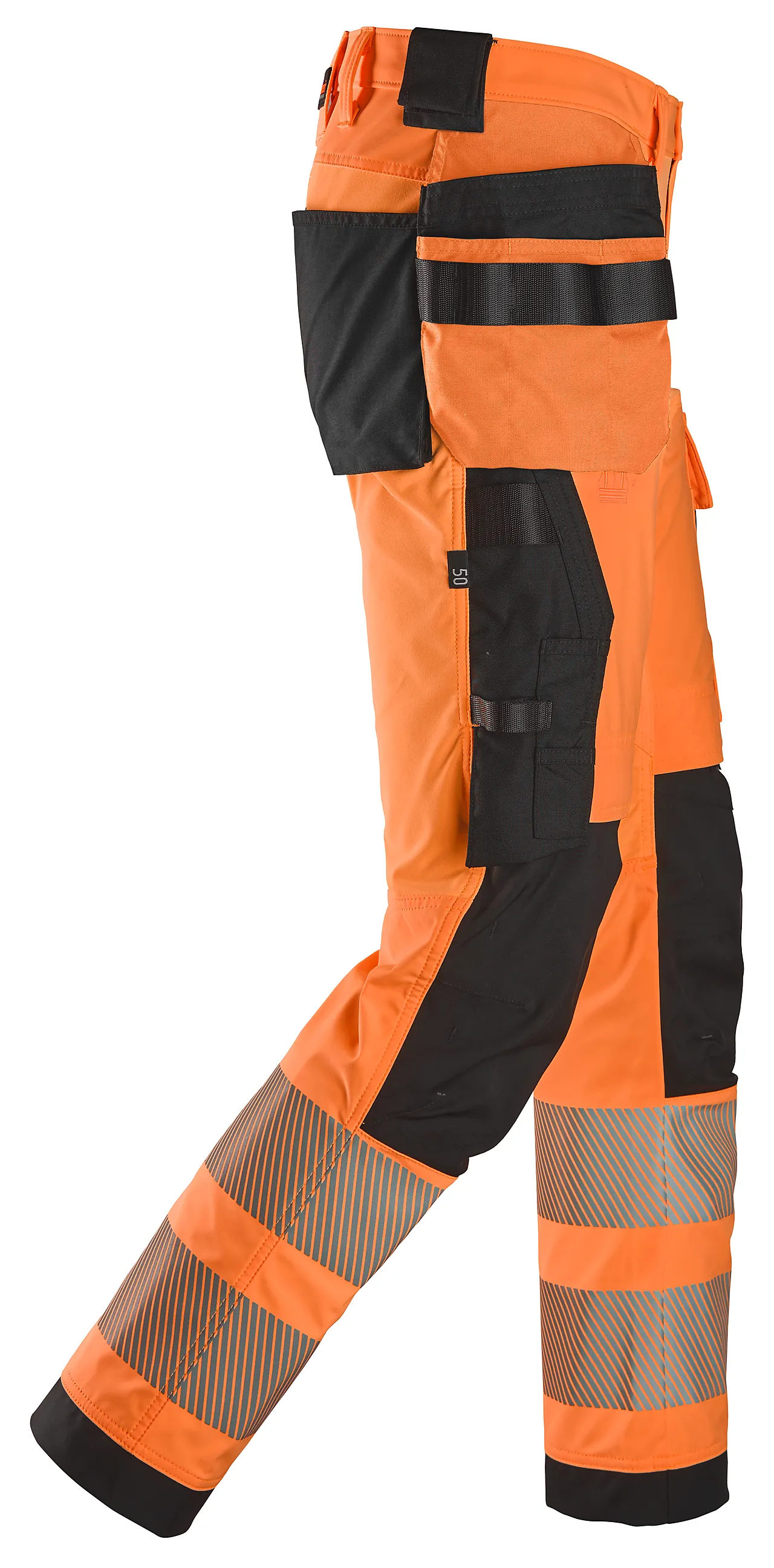 Snickers Workwear Arbeidsbukse 6232 Oransje/Sort 52 null - null - 2 - Miniatyr