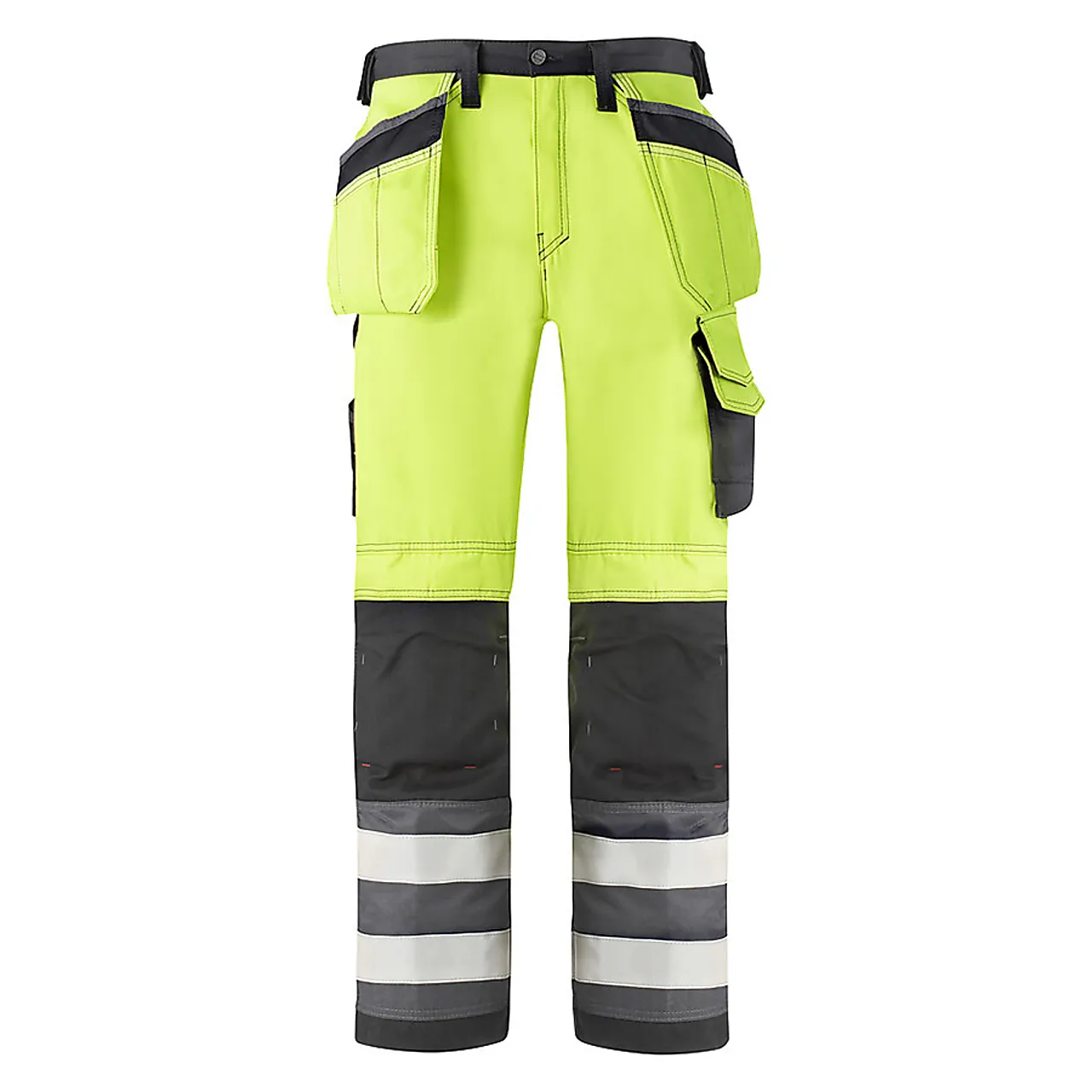 Håndverksbukse 3233 High Vis kl.2gul/sort str 84 null - null - 2 - Miniatyr
