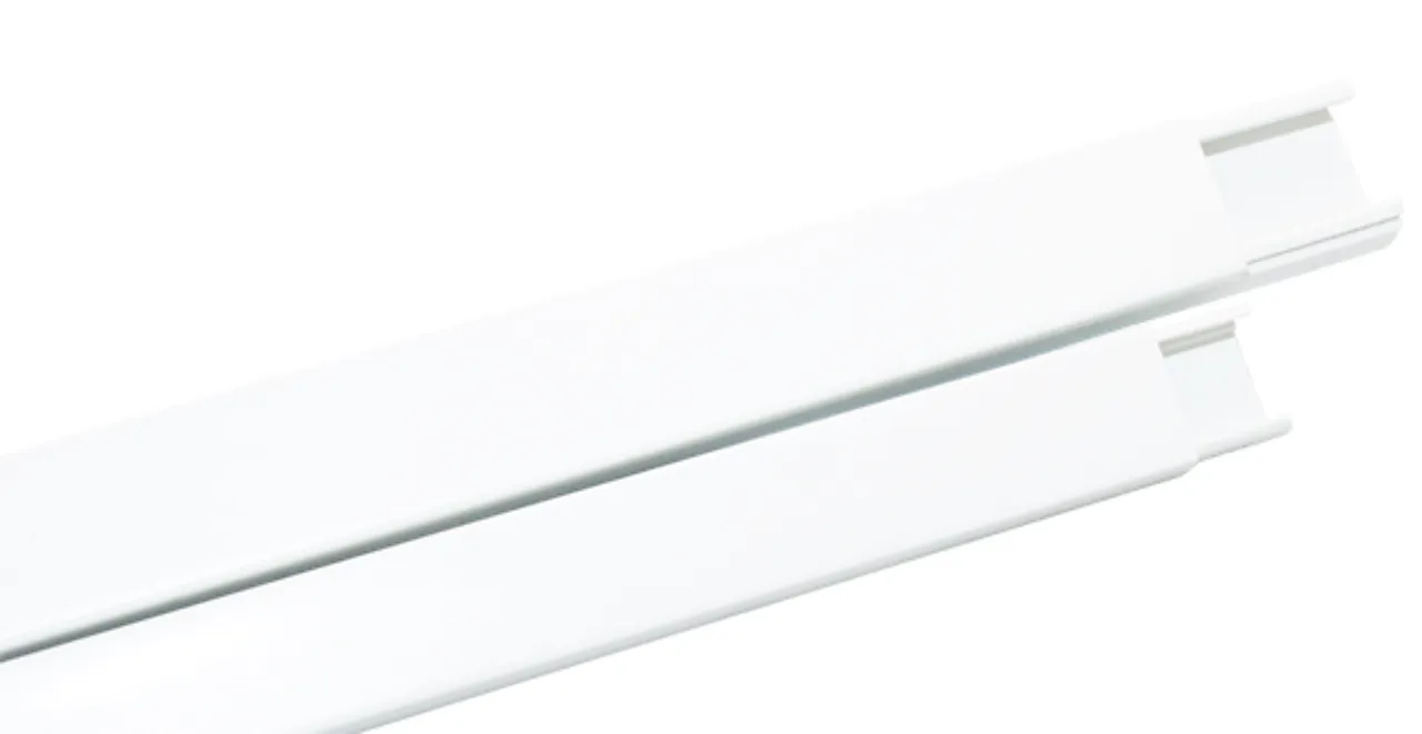 Kabelkanal med lokk 15x10 mm 2m