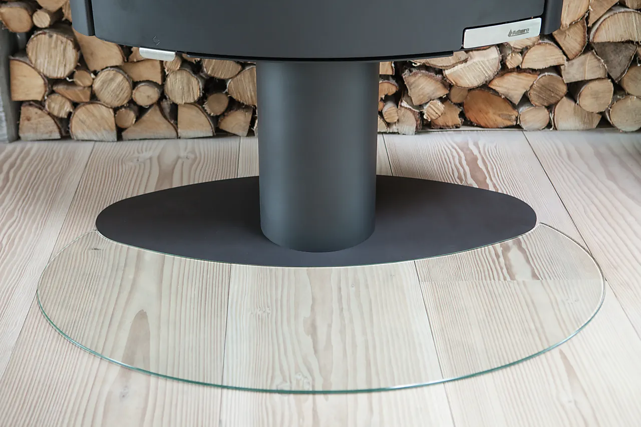 Gulvplate glass 6 mm elipse