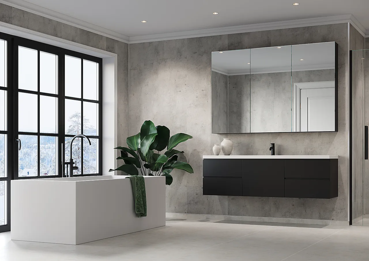 Baderomsp 8053m6030 lentini grey 60x30cm 10x620x2400