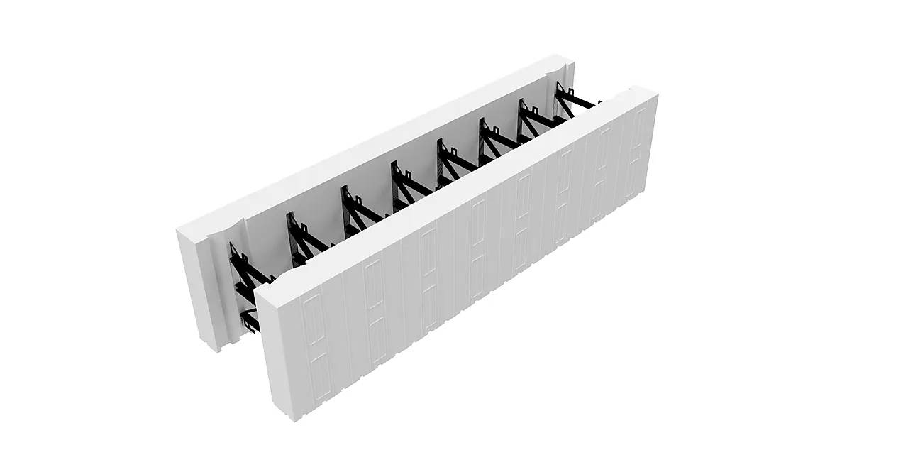 Thermomur 350hd toppblokk åpen 300x350x1200mm Thermomur 350hd toppblokk åpen 300x350x1200mm