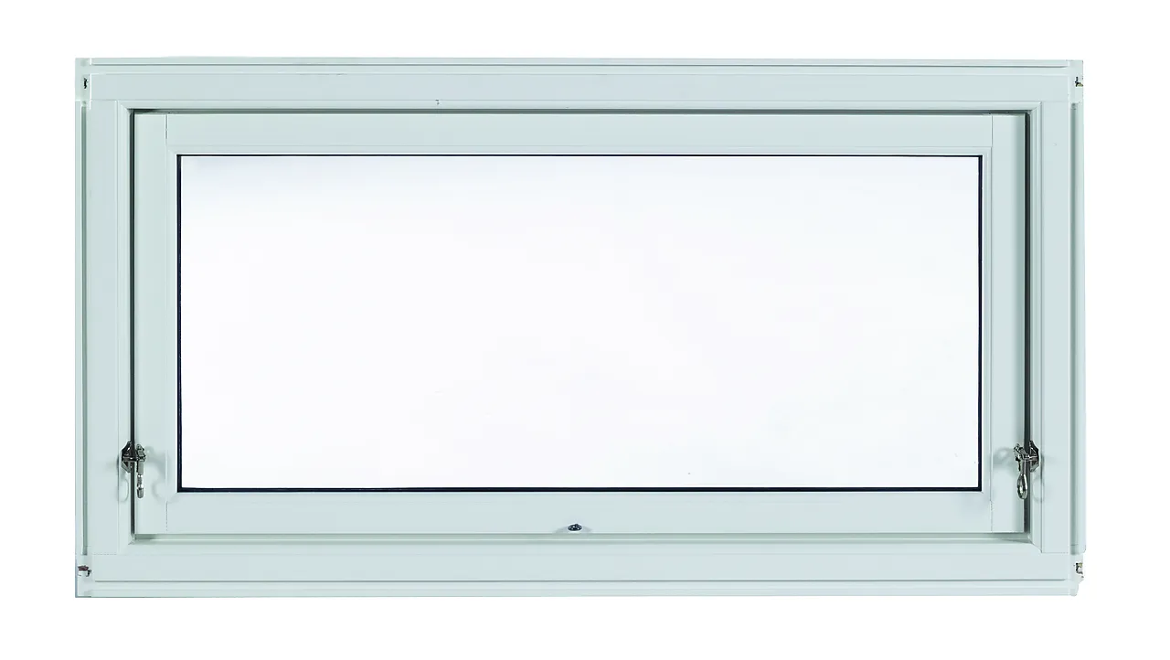 Uldal vindu th 5x11 uv 2,7 hvit karm 115mm, 2l.glass