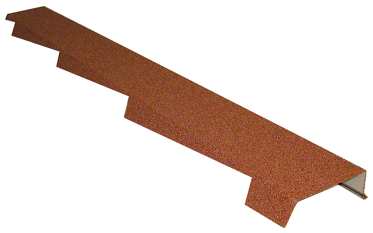 Gavlbeslag høyre rød antikk