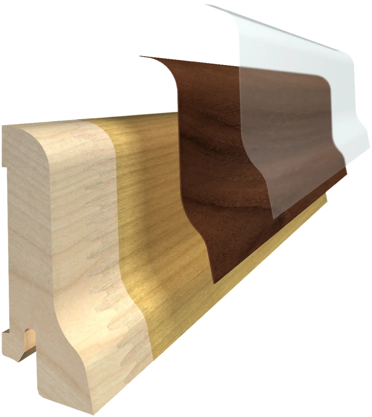 Bjelin T-list eik natur 10x44 mm